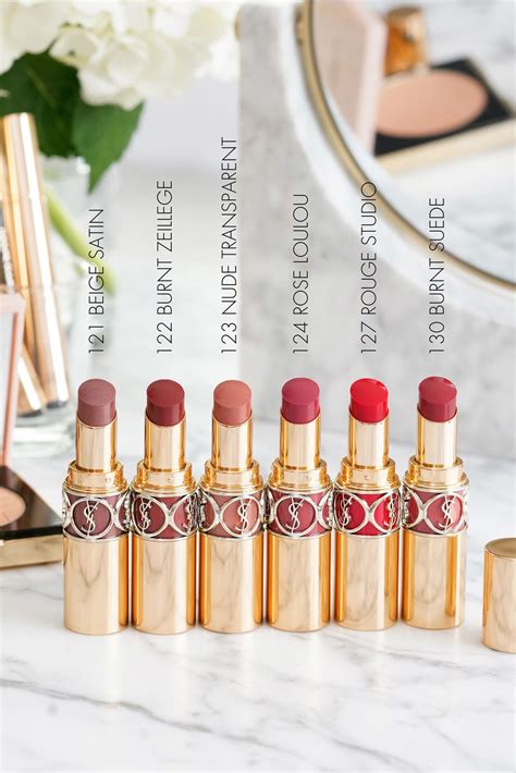 ysl rouge volupte shine lipstick balm swatches